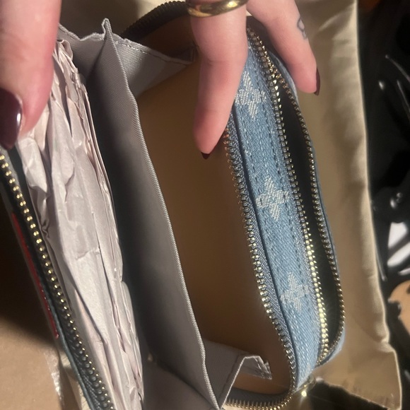 Louis Vuitton Light Blue Monogram Crossbody Bag - Picture 6 of 6